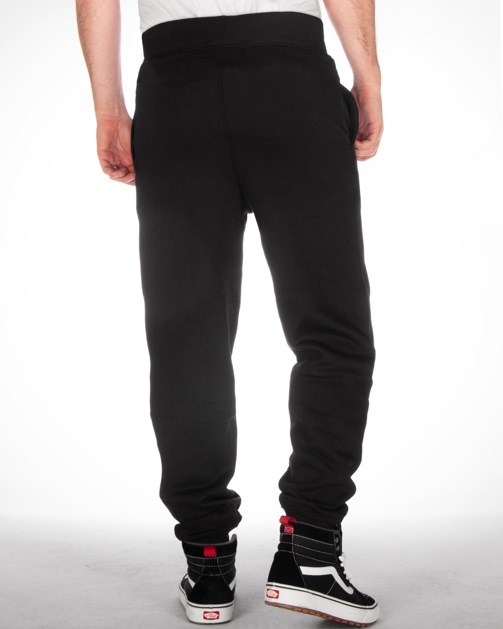 Marine royal sweatpants - Black/Red
