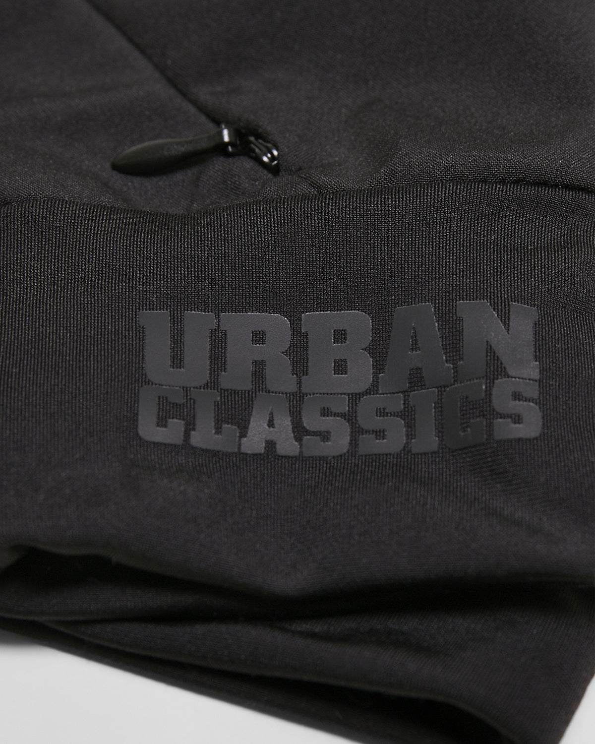 Urban Classics Logo cuff performance hanskat - Musta
