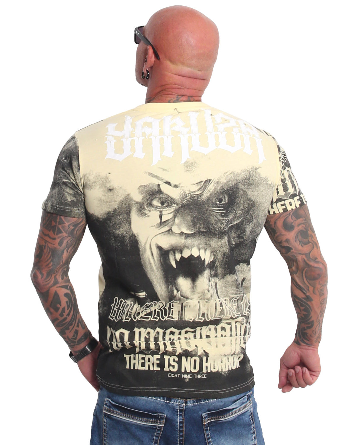 Yakuza Ink Horror t-paita - Keltainen