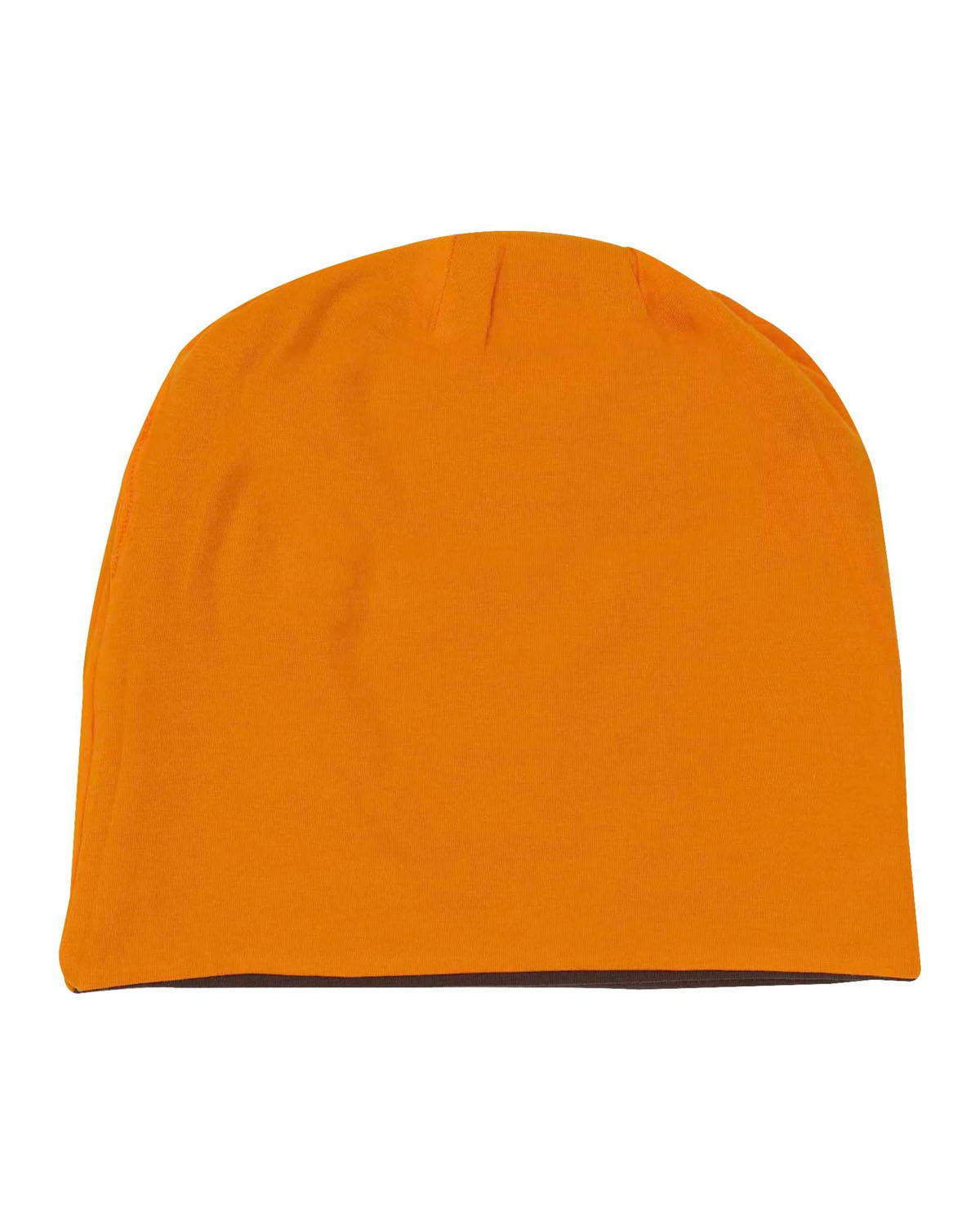 Reversible Jersey Beanie - Black/Orange