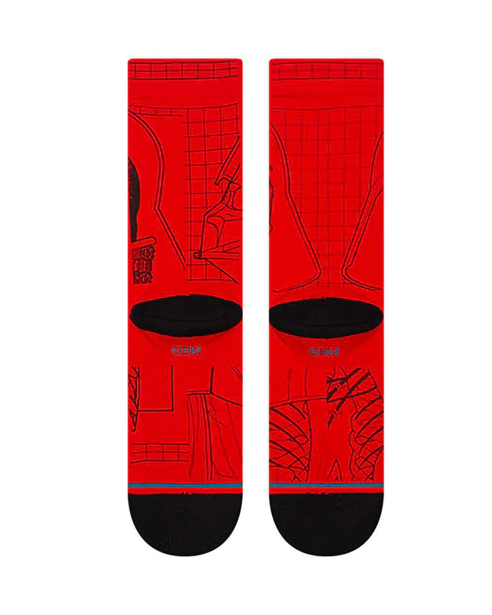 Stance Vader SW Crew sukat - Punainen