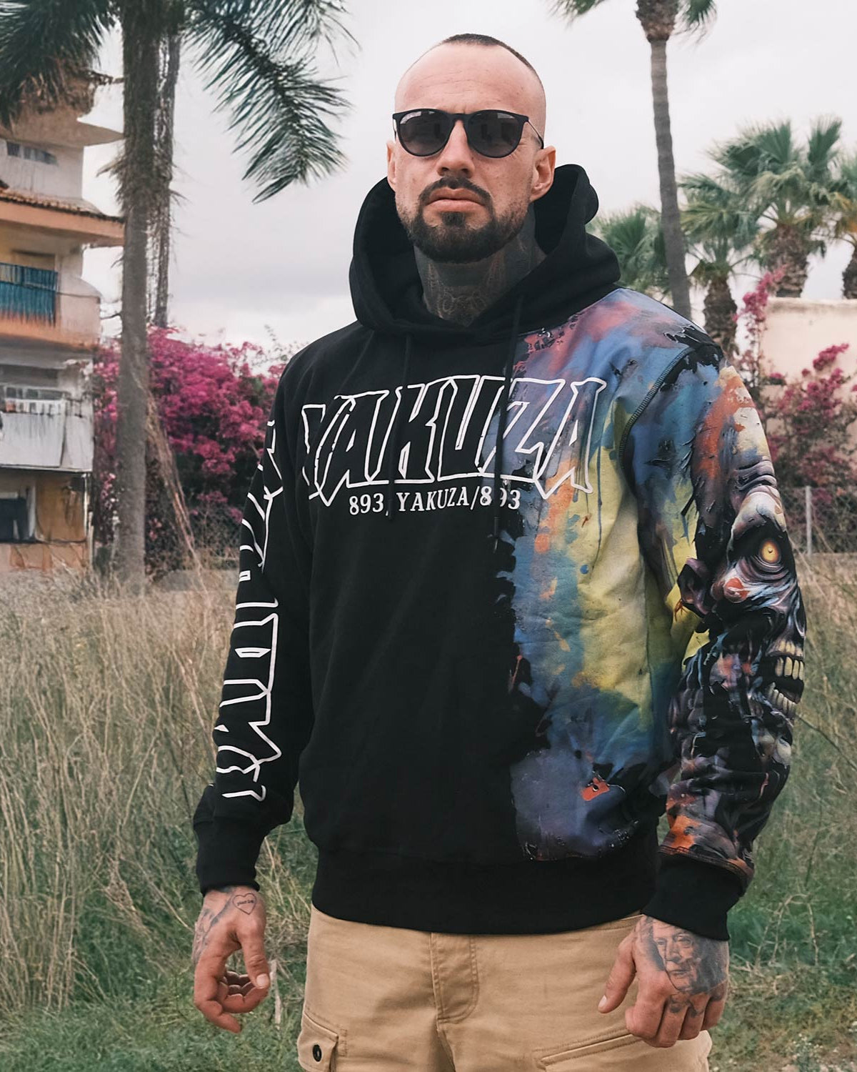 Yakuza Ink Zombie huppari - Musta